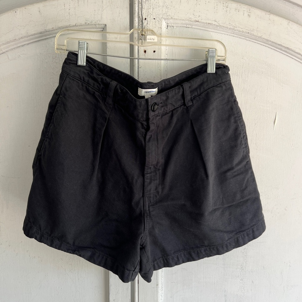 OZMA Charcoal black High-Waisted Shorts